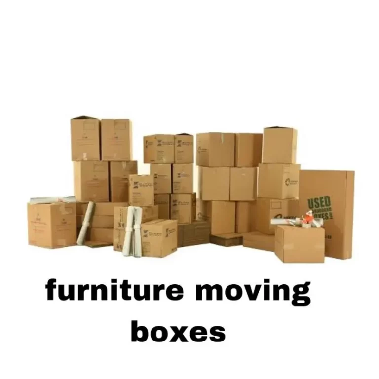 Types of furniture moving boxes
